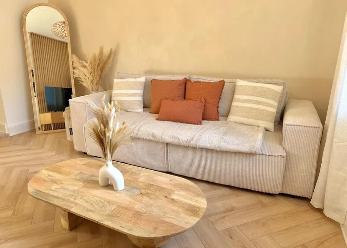 Appartement T2 Design Terrasse, Climatisé, Netflix Mulhouse